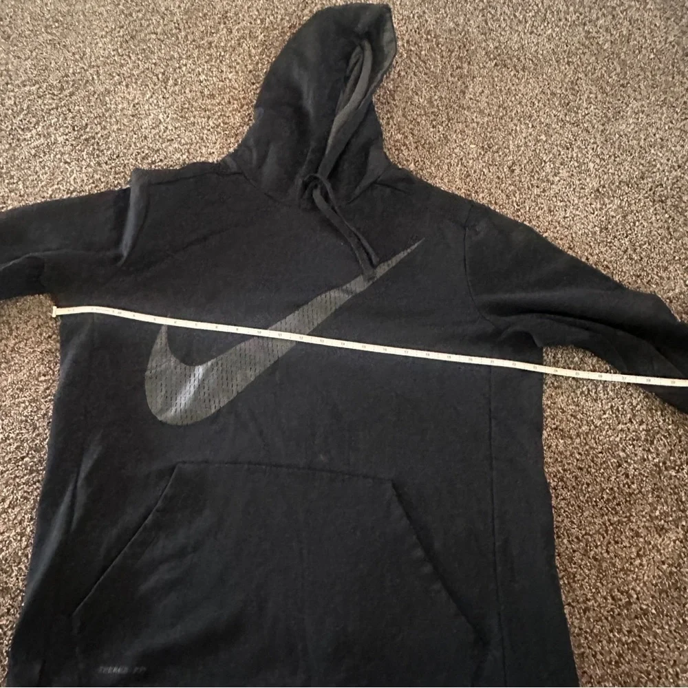 Nike Therma-Fit Unisex Black Gray Hoodie XL  Athletic Active Classic Sweatshirt